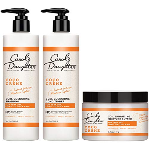 Image 1 of Default Title for the product Carol's Daughter Coco Creme Sulfate Free Shampoo and Conditioner Set with Silicone Free Hair Butter