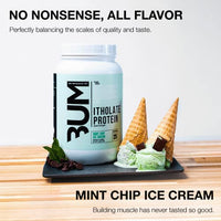 Thumbnail for Image 3 of RAW Whey Isolate Protein Powder Mint Chip Ice Cream - 25 Servings
