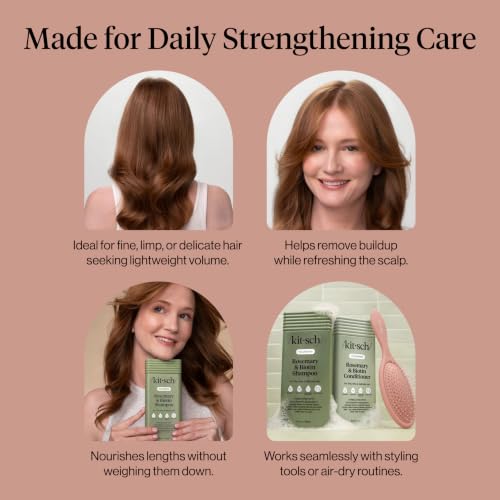 Image 6 of Kitsch Rosemary & Biotin Shampoo and Conditioner Set – Made in USA