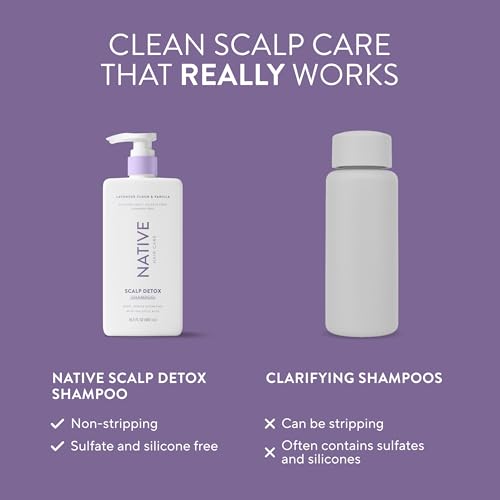 Image 5 of Native Scalp Detox Shampoo Lavender Cloud & Vanilla 16.5 fl Oz.