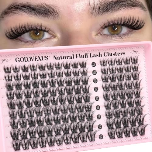 Image 3 of H-Wispy lash cluster for the product Goddvenus Fluffy Lash Clusters Natural D Curl Cluster Eyelash Extensions