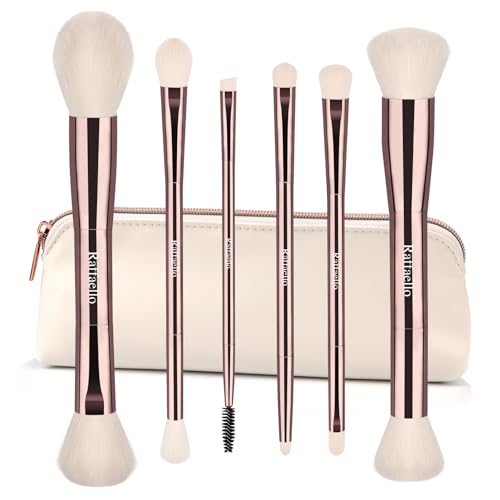 Image 1 of Default Title for the product Raffaello 6-in-12 Dual-Ended Makeup Brushes Set
