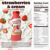 Thumbnail for Image 6 of Premier Protein 30g High Protein Shake, Strawberries & Cream, 12 Pack