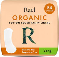 Thumbnail for Image 1 of Default Title for the product Rael Daily Panty Liners for Women Organic Cotton Cover Long 54 Count