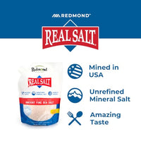 Thumbnail for Image 3 of REDMOND Redmond Real Salt - Sea Salt, Gluten Free Fine, 26 Oz Pouch (2 Pack)