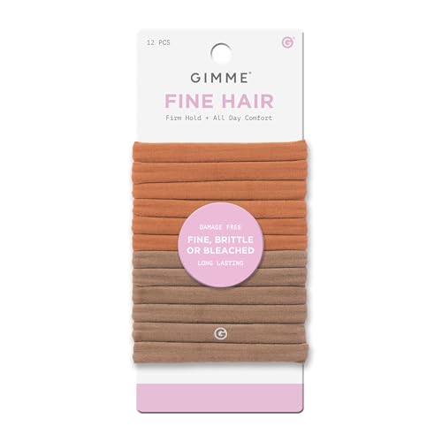 Image 2 of Brown/Tan for the product GIMME Beauty Fine Hair Seamless Ties