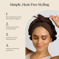 Thumbnail for Image 7 of Kitsch Set & Flow Active Heatless Curling Headband For Women