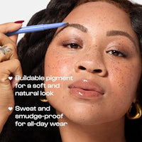 Thumbnail for Image 3 of ALLEYOOP Swift Brow Shape + Fill Eyebrow Pencil, Sharpener, Soft Brown