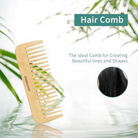 Thumbnail for Image 4 of DEBETOOL Bamboo Hair Brush Set, Natural Wooden Paddle Detangling Brush