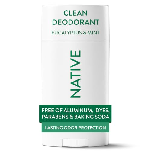 Image 1 of Default Title for the product Native Deodorant Contains Naturally Derived Ingredients, 72 Hour Odor Control, Deodorant for Women and Men, Aluminum Free, Eucalyptus & Mint 2.65oz