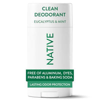 Thumbnail for Image 1 of Default Title for the product Native Deodorant Contains Naturally Derived Ingredients, 72 Hour Odor Control, Deodorant for Women and Men, Aluminum Free, Eucalyptus & Mint 2.65oz
