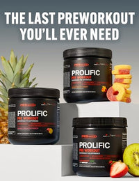 Thumbnail for Image 5 of PEScience Prolific Pre-Workout Powder, Guava Pineapple Punch, 40 Scoops