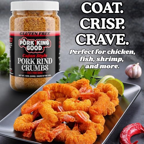 Image 6 of Pork King Good Pork Rind Breadcrumbs, Spicy Cajun, 2 Pack