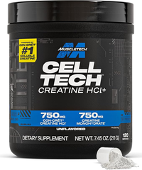 Thumbnail for MuscleTech Cell-Tech Creactor Creatine HCl Powder,Post Workout Muscle Builder for Men & Women ,Creatine Hydrochloride + Free-Acid,Unflavored (120 Servings),8.47 oz