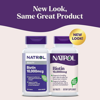 Thumbnail for Natrol Biotin Max 10000 Mcg, 100 Tablets