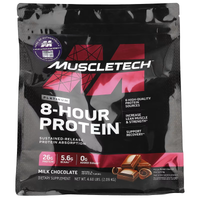 Thumbnail for MuscleTech Platinum 8-Hour Protein Powder - 7 Premium Protein Sources with Whey & Casein Protein for Increased Lean Muscle, Strength & Improved Recovery - Milk Chocolate, 50 Servings
