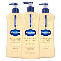 Thumbnail for Vaseline Intensive Care Nourishing Moisture Body Lotion 3 Pk Made with Ultra-Hydrating Lipids + Pure Oat Extract for Dry Skin, for Nourished, Healthy-Looking Skin 20.3 oz