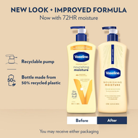 Thumbnail for Vaseline Intensive Care Nourishing Moisture Body Lotion 3 Pk Made with Ultra-Hydrating Lipids + Pure Oat Extract for Dry Skin, for Nourished, Healthy-Looking Skin 20.3 oz