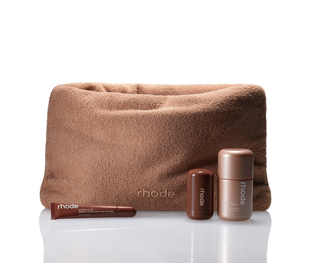 Rhodeskin The Summer Kit (Highlight Milk, Pocket Bronze, and Peptide Lip Tint)
